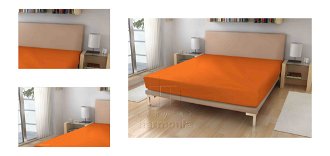 Jersey plachta - oranžové - 200 x 220 cm 4