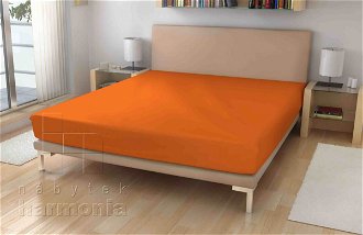 Jersey plachta - oranžové - jersey plachta - oranžové 140 x 200 cm