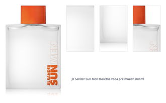 Jil Sander Sun Men toaletná voda pre mužov 200 ml 1