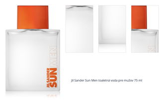 Jil Sander Sun Men toaletná voda pre mužov 75 ml 1