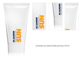 Jil Sander Sun telové mlieko pre ženy 150 ml 1