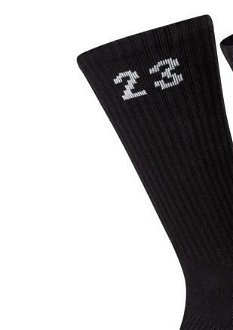 Jordan Essentials 3 Pack Crew Black Socks - Unisex - Ponožky Jordan - Čierne - DA5718-010 - Veľkosť: L 6