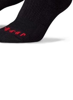 Jordan Essentials 3 Pack Crew Black/Red Socks - Unisex - Ponožky Jordan - Čierne - DA5718-011 - Veľkosť: L 9
