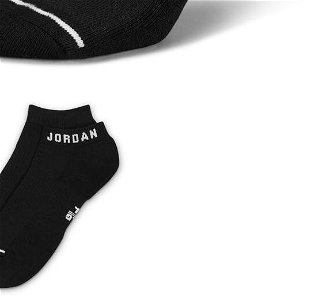 Jordan Everyday No-Show 3-Pack Socks Black - Unisex - Ponožky Jordan - Čierne - DX9656-010 - Veľkosť: L 9