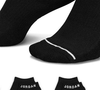 Jordan Everyday No-Show 3-Pack Socks Black - Unisex - Ponožky Jordan - Čierne - DX9656-010 - Veľkosť: L 5