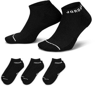 Jordan Everyday No-Show 3-Pack Socks Black - Unisex - Ponožky Jordan - Čierne - DX9656-010 - Veľkosť: L 2
