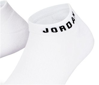Jordan Everyday No-Show 3-Pack Socks White - Unisex - Ponožky Jordan - Biele - DX9656-100 - Veľkosť: L 7