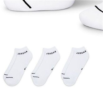 Jordan Everyday No-Show 3-Pack Socks White - Unisex - Ponožky Jordan - Biele - DX9656-100 - Veľkosť: L 8
