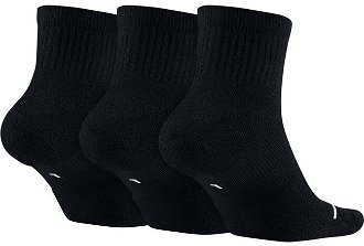 Jordan Jumpman QTR 3 Pair Socks - Pánske - Ponožky Jordan - Čierne - SX5544-010 - Veľkosť: S 2