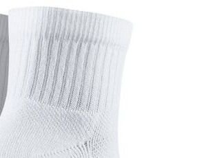 Jordan Jumpman QTR 3 Pair Socks - Unisex - Ponožky Jordan - Biele - SX5544-100 - Veľkosť: S 7