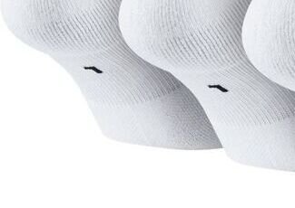 Jordan Jumpman QTR 3 Pair Socks - Unisex - Ponožky Jordan - Biele - SX5544-100 - Veľkosť: S 8