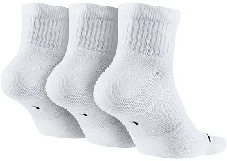 Jordan Jumpman QTR 3 Pair Socks - Unisex - Ponožky Jordan - Biele - SX5544-100 - Veľkosť: S 2