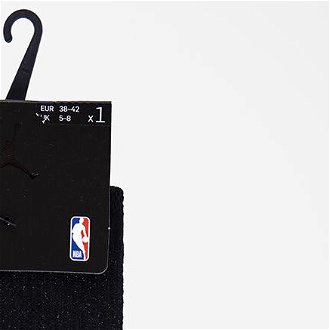 Jordan NBA 75 Crew Socks Black - Pánske - Ponožky Jordan - Čierne - DM3849-010 - Veľkosť: M 7