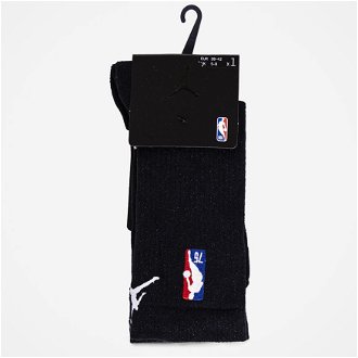 Jordan NBA 75 Crew Socks Black - Pánske - Ponožky Jordan - Čierne - DM3849-010 - Veľkosť: M 2
