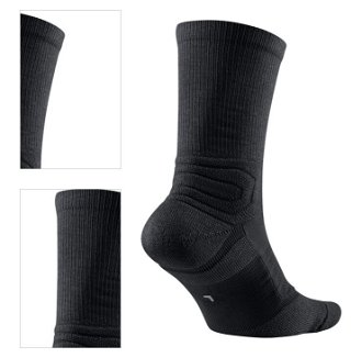 Jordan Ultimate Flight 2.0 Crew Socks - Pánske - Ponožky Jordan - Čierne - SX5854-010 - Veľkosť: L 4