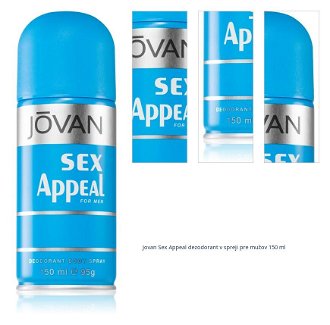 Jovan Sex Appeal dezodorant v spreji pre mužov 150 ml 1
