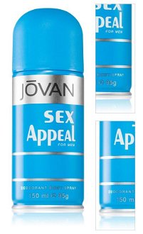 Jovan Sex Appeal dezodorant v spreji pre mužov 150 ml 3
