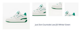 Just Don Courtside Low JD3 White/ Green 1