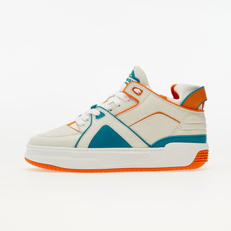 Just Don Courtside Tennis MID JD2 Off-white/ Orange/ Turquoise 2