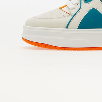 Just Don Courtside Tennis MID JD2 Off-white/ Orange/ Turquoise 8