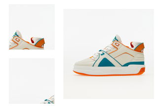 Just Don Courtside Tennis MID JD2 Off-white/ Orange/ Turquoise 4