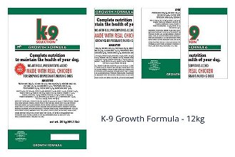 K-9 Growth Formula - 12kg 1