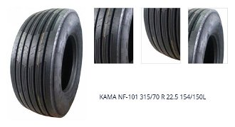 KAMA 315/70 R 22.5 154/150L NF-101 TL 1