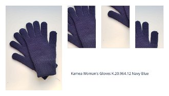 Kamea Woman's Gloves K.20.964.12 Navy Blue 1