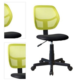 Kancelárska stolička Mesh - zelená / čierna 4