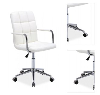 Kancelárska stolička Q-022 - biela 3