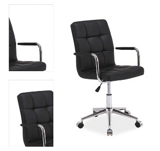 Kancelárska stolička Q-022 - čierna 4