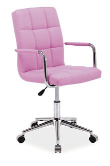 Kancelárska stolička Q-022 - ružová 2
