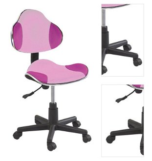 Kancelárska stolička Q-G2 - ružová 3