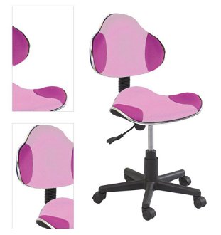 Kancelárska stolička Q-G2 - ružová 4