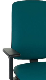 Kancelárska stolička s podrúčkami a podnožkou Sean 3D RB - tmavozelená / čierna 6