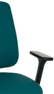 Kancelárska stolička s podrúčkami a podnožkou Sean 3D RB - tmavozelená / čierna 7