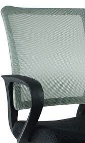 Kancelárska stolička s podrúčkami Adra - sivá / čierna 6