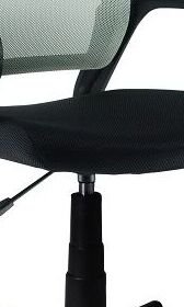 Kancelárska stolička s podrúčkami Adra - sivá / čierna 5