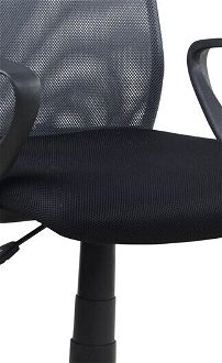 Kancelárska stolička s podrúčkami Alex - čierna / sivá 5
