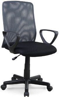Kancelárska stolička s podrúčkami Alex - čierna / sivá 2