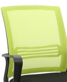 Kancelárska stolička s podrúčkami Apolo - zelená / čierna 6