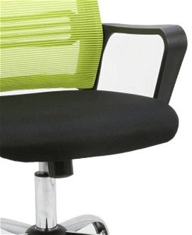 Kancelárska stolička s podrúčkami Apolo - zelená / čierna 5