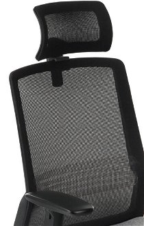 Kancelárska stolička s podrúčkami Cupra BS HD - sivá / čierna 6