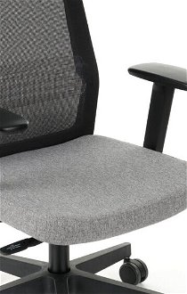 Kancelárska stolička s podrúčkami Cupra BS HD - sivá / čierna 5