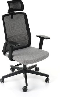 Kancelárska stolička s podrúčkami Cupra BS HD - sivá / čierna 2