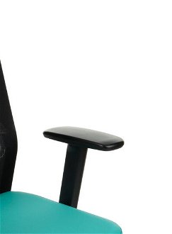 Kancelárska stolička s podrúčkami Cupra BS - tyrkysová / čierna 7