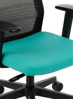 Kancelárska stolička s podrúčkami Cupra BS - tyrkysová / čierna 5