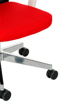 Kancelárska stolička s podrúčkami Cupra WS HD - červená / čierna / biela / chróm 9
