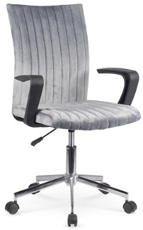 Kancelárska stolička s podrúčkami Doral - tmavosivá