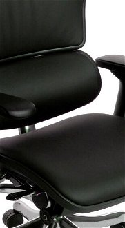 Kancelárska stolička s podrúčkami Efuso LE - čierna / chróm 5